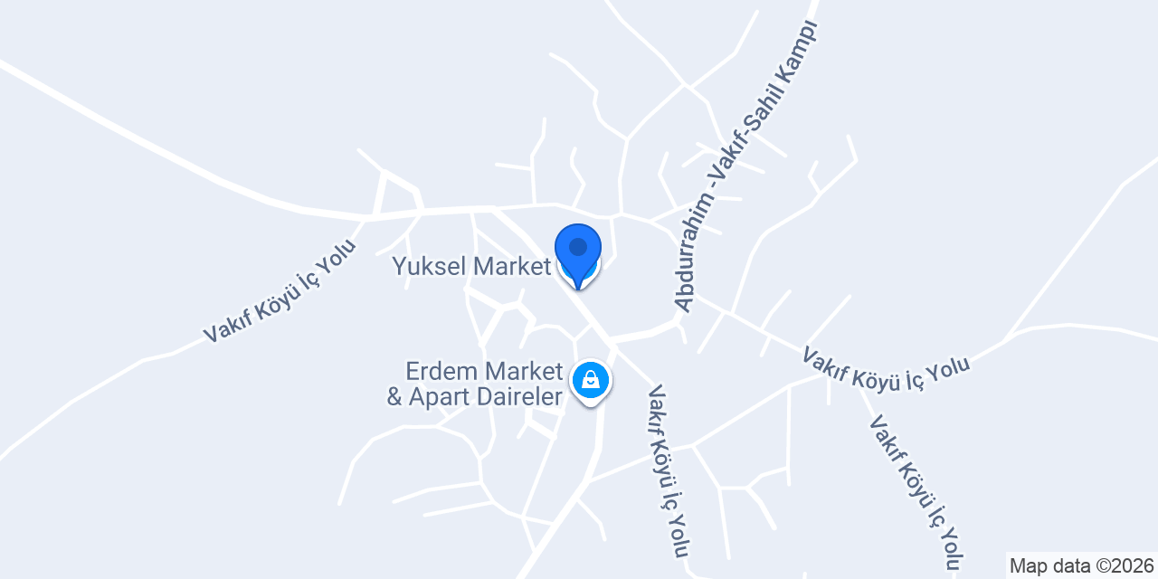 Yuksel Market konumu