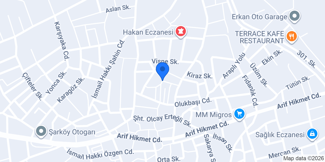 Şarköy tesisat konumu