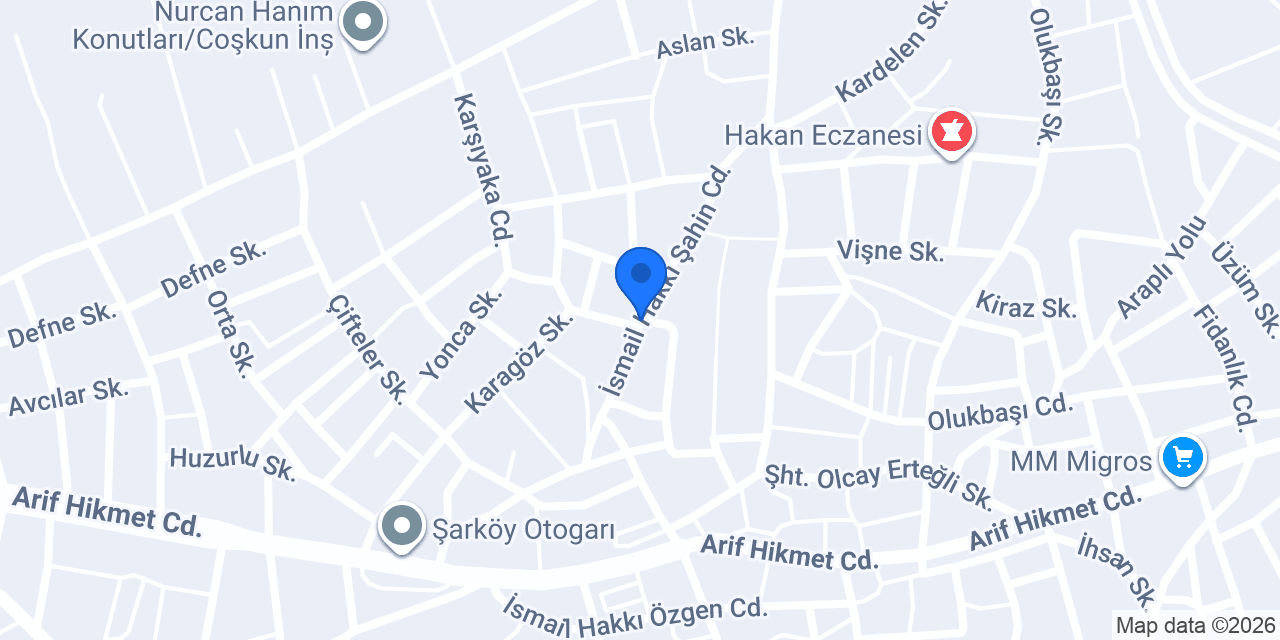 Özkan Mobilya Şarköy konumu