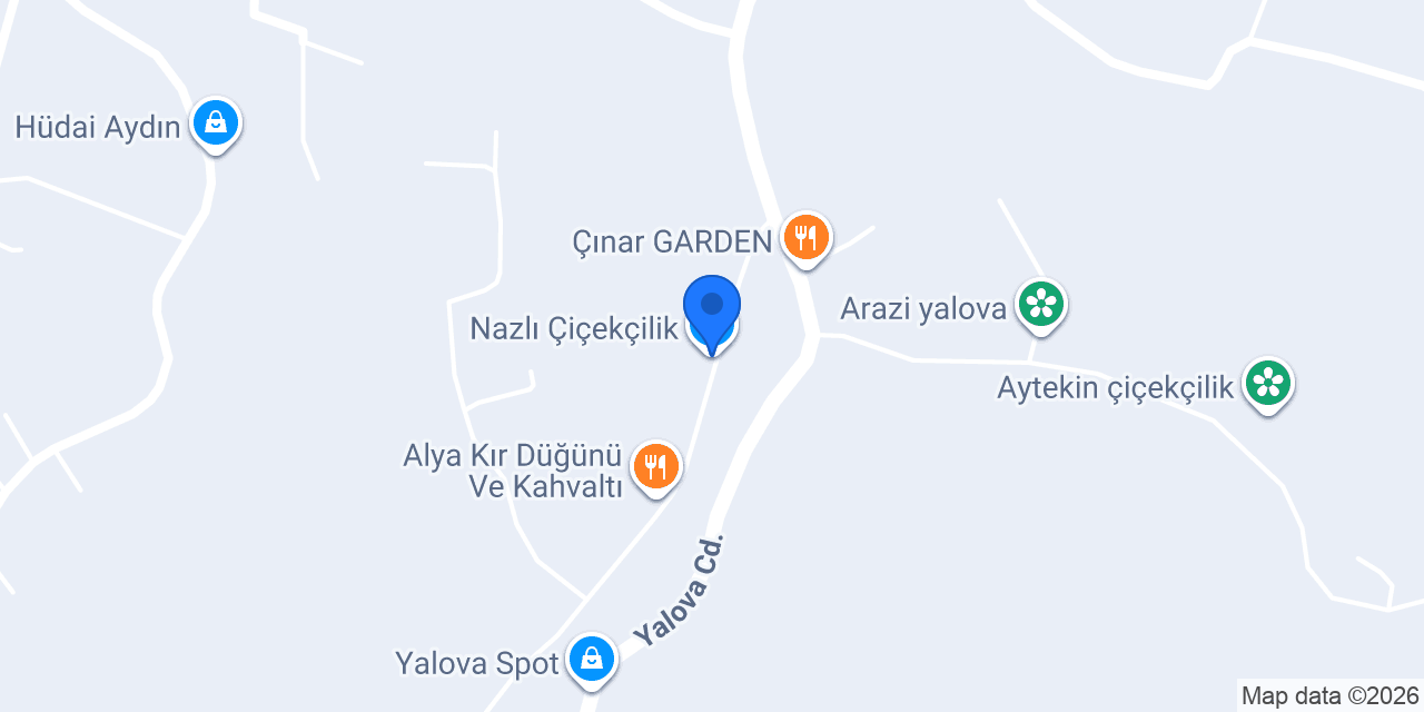 Nazlı Çiçekçilik konumu