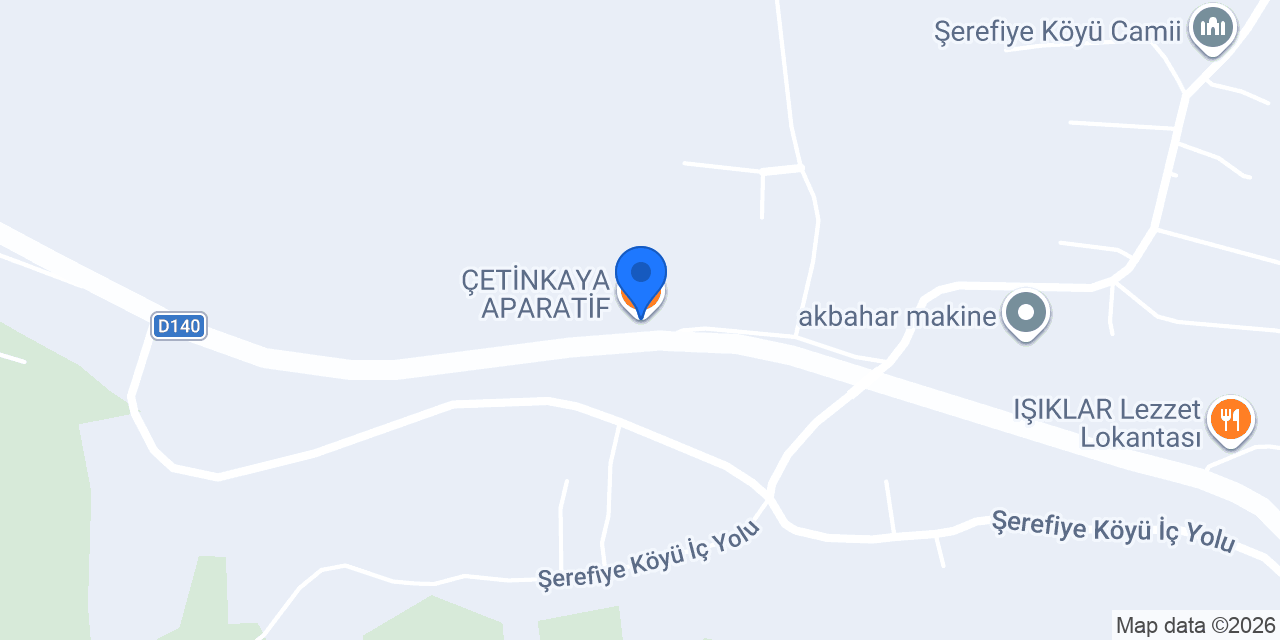 ÇETİNKAYA APARATİF konumu