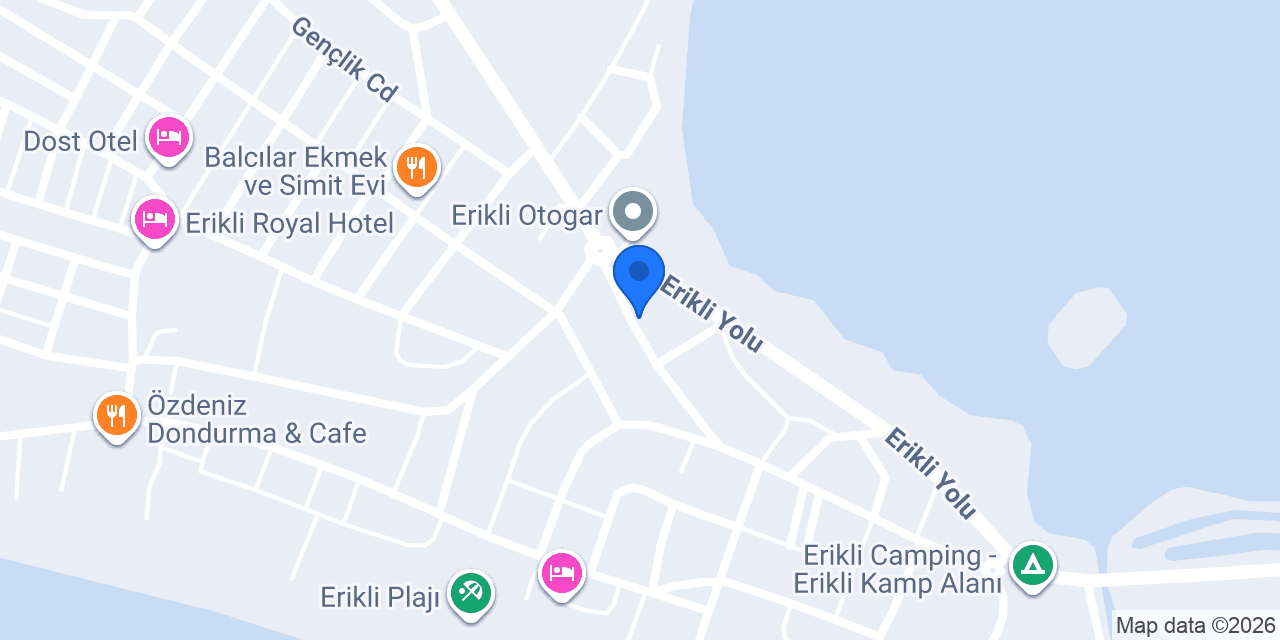 Zımba Pansiyon konumu