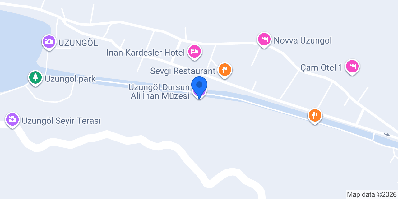 Uzungöl Dursun Ali İnan Müzesi konumu