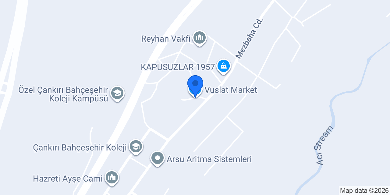 Çankırı İtfaiye Müdürlüğü konumu