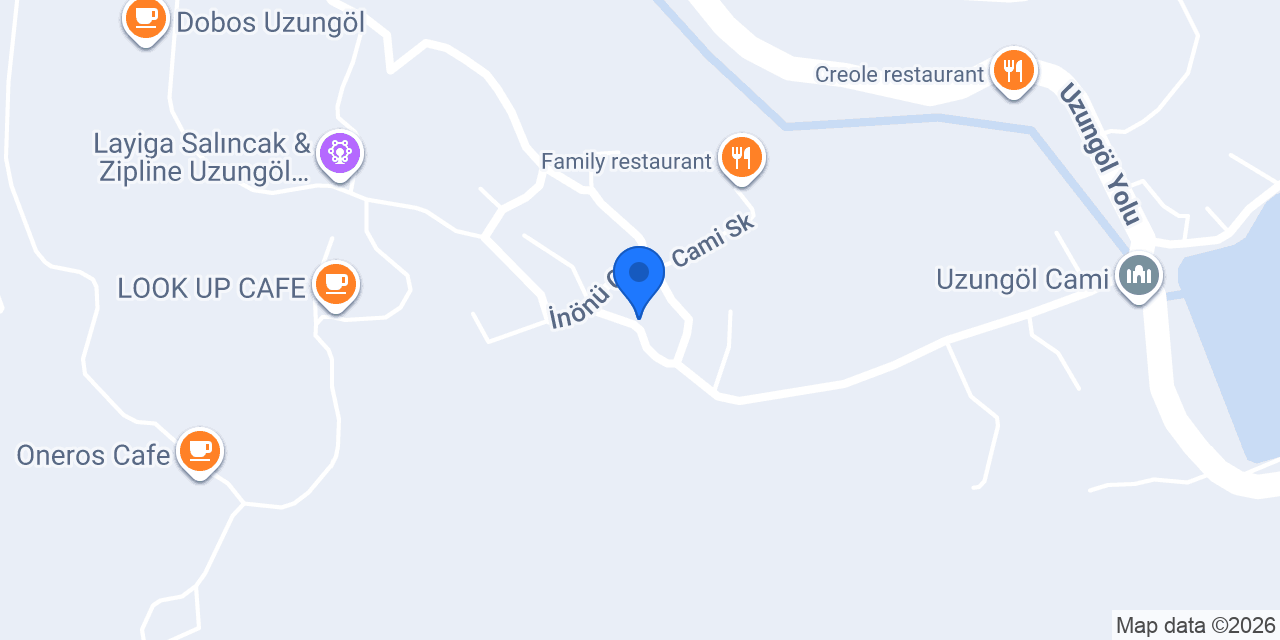 Falay Pansiyon uzungöl konumu