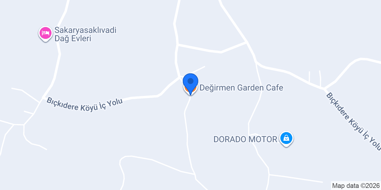 Değirmen Garden Cafe konumu