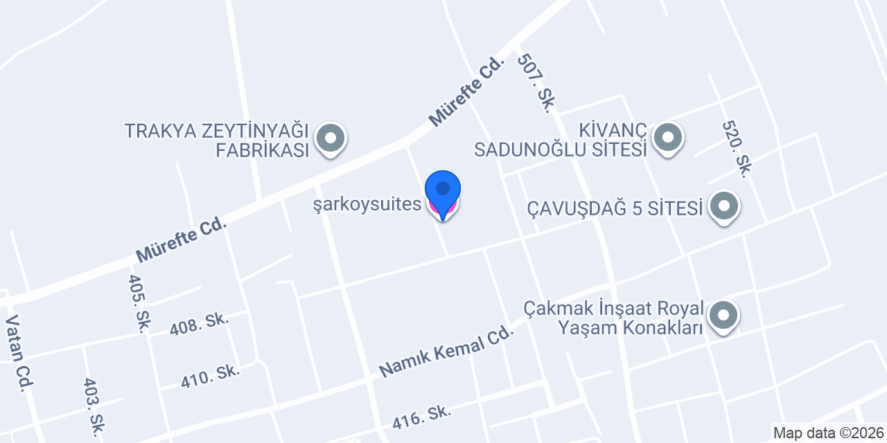 şarkoysuites konumu