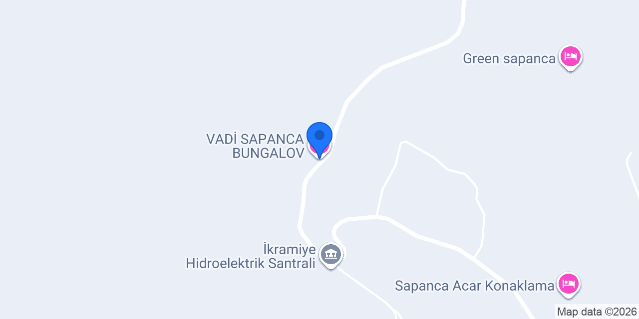 VADİ SAPANCA BUNGALOV konumu