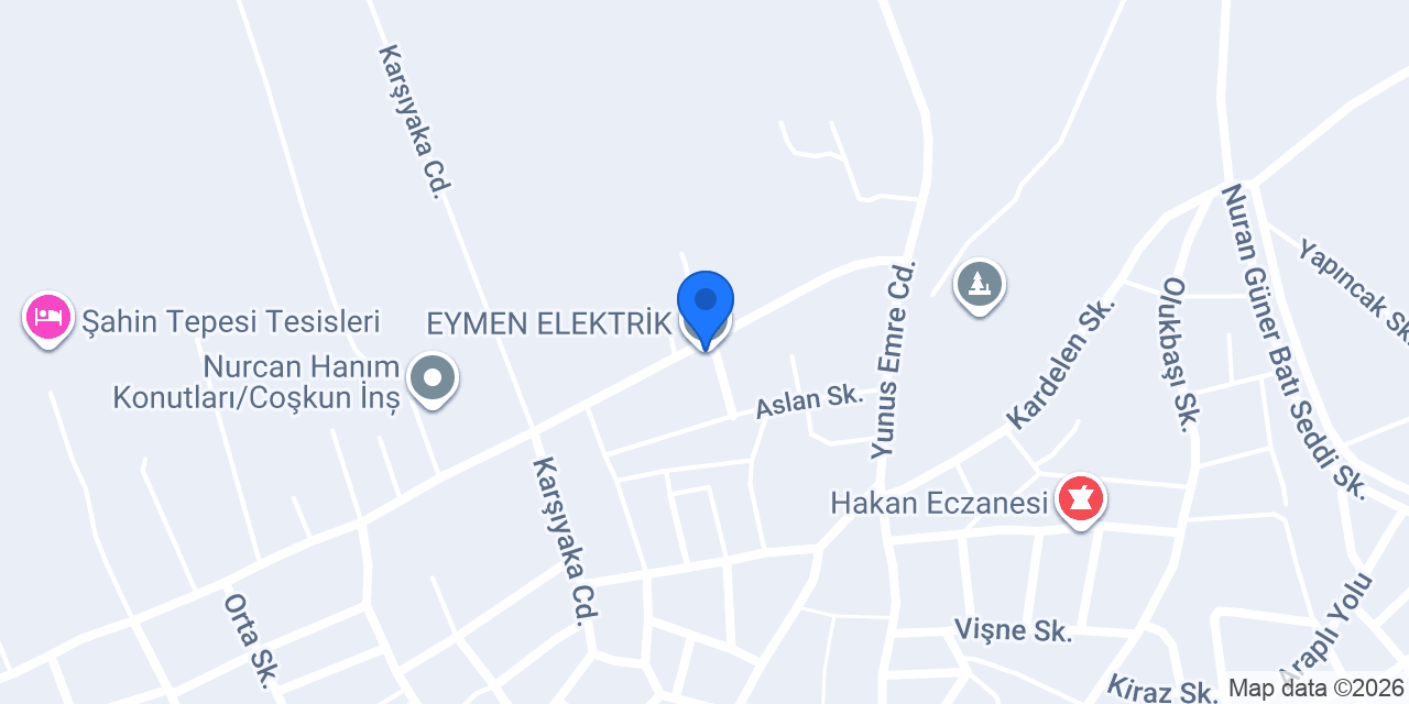 EYMEN ELEKTRİK konumu