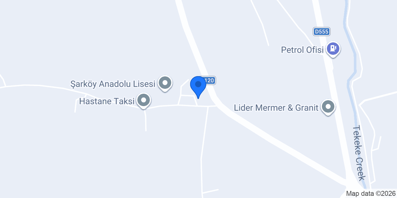 Şarköy Devlet Hastanesi konumu