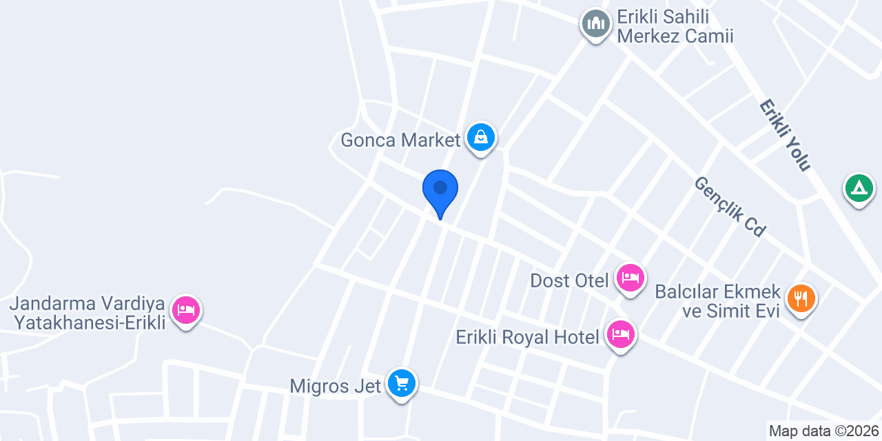 Erikli Deniz Emlak konumu