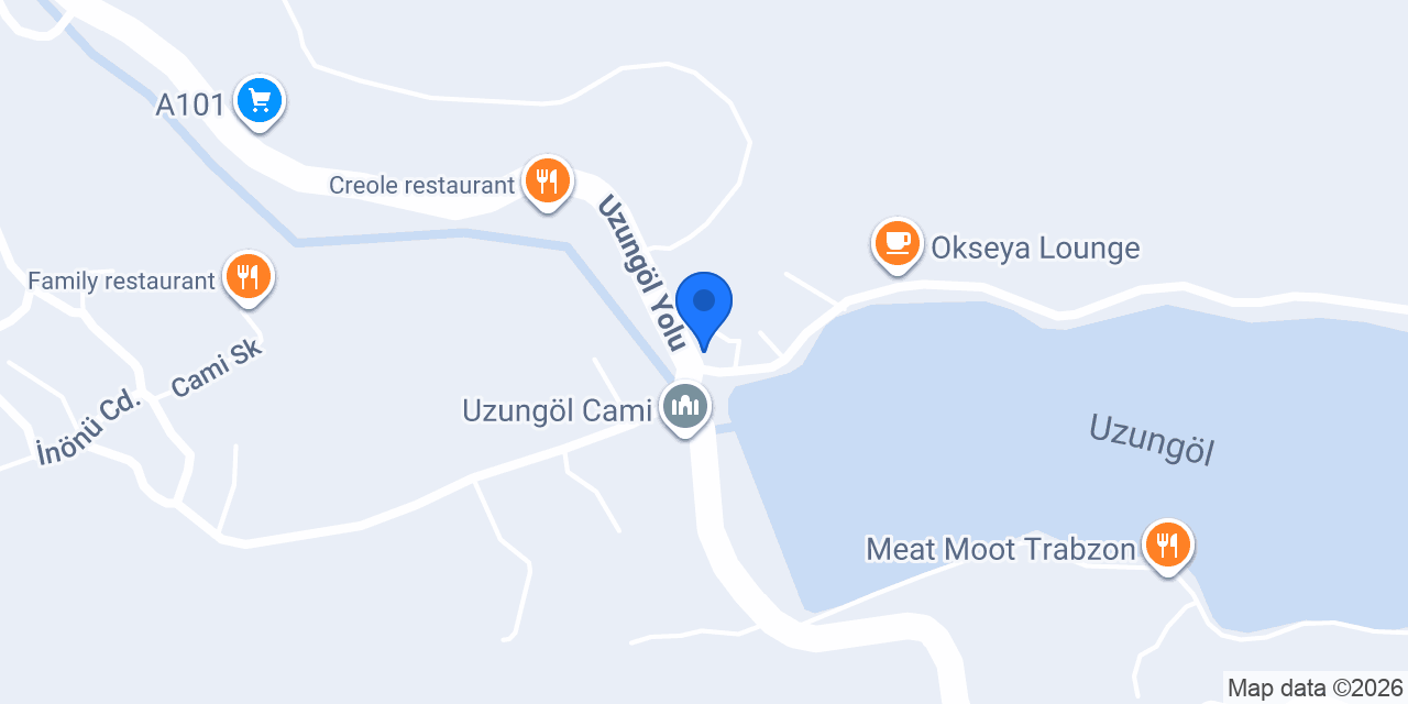 Huzur Otel konumu