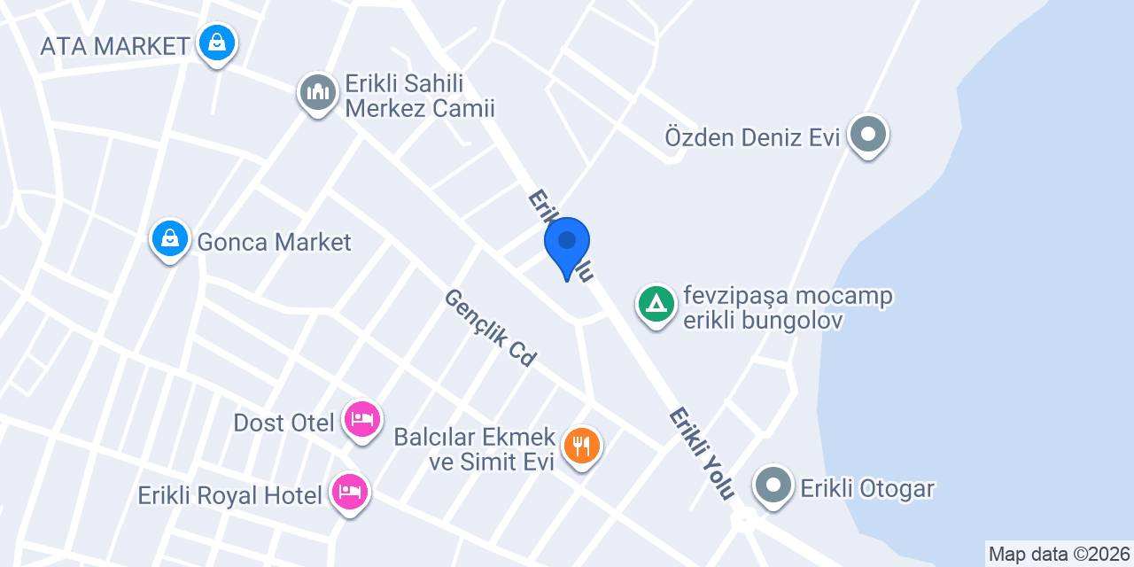 ERİKLİ KASABI konumu