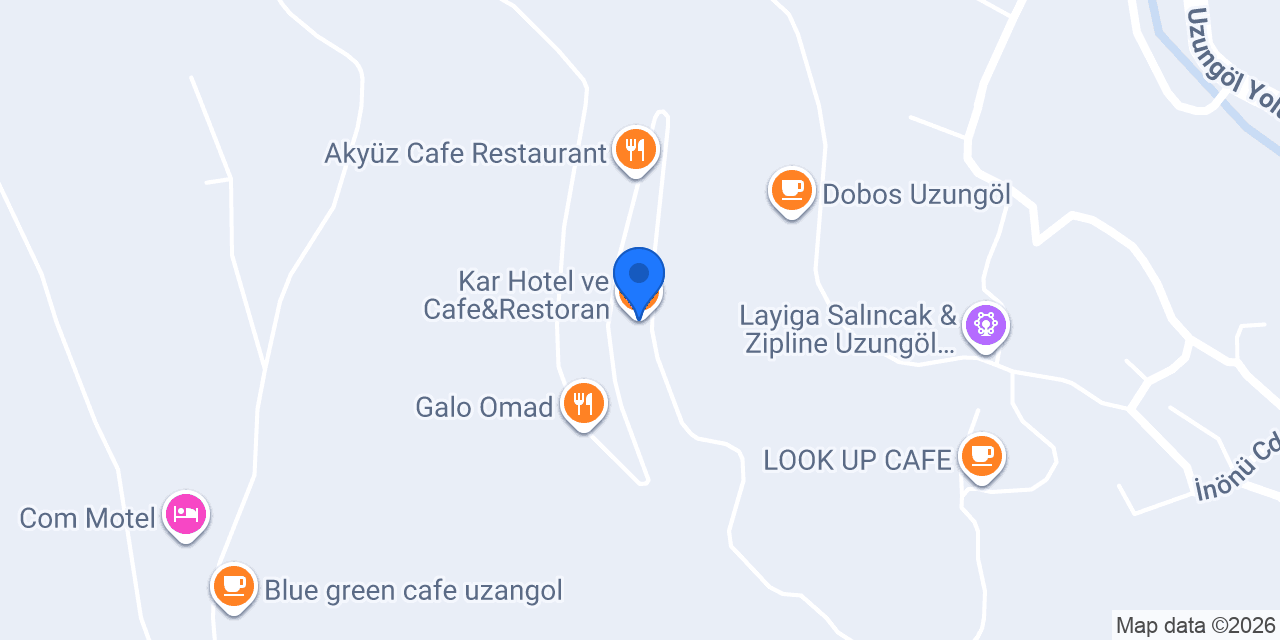 Kar Hotel ve Cafe&Restoran konumu