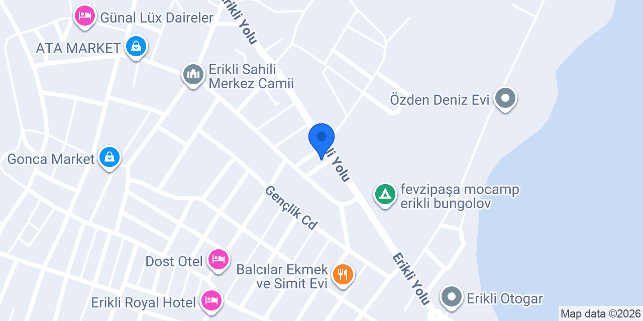 YÜKSEKDAĞ PANSİYON konumu