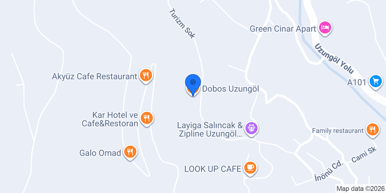 Dobos Uzungöl konumu