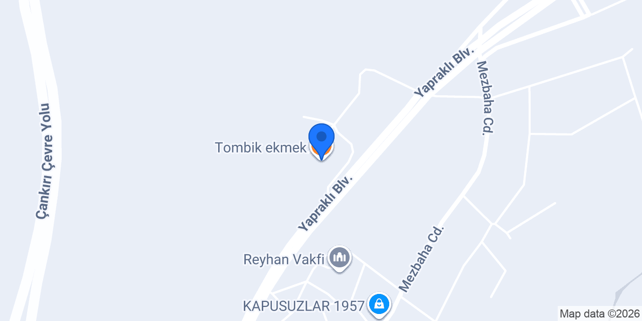 Tombik ekmek konumu