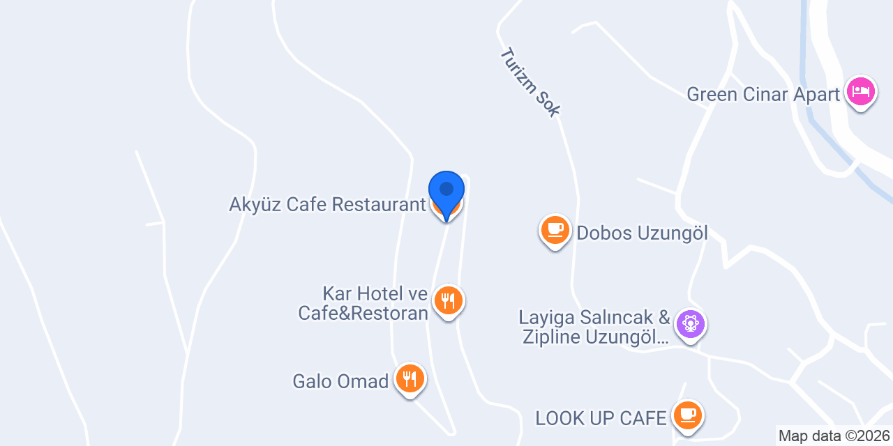 Akyüz Cafe Restaurant konumu