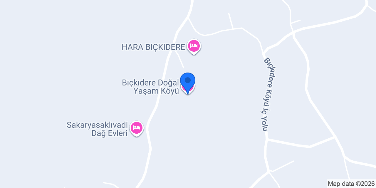 Bıçkıdere Doğal Yaşam Köyü konumu