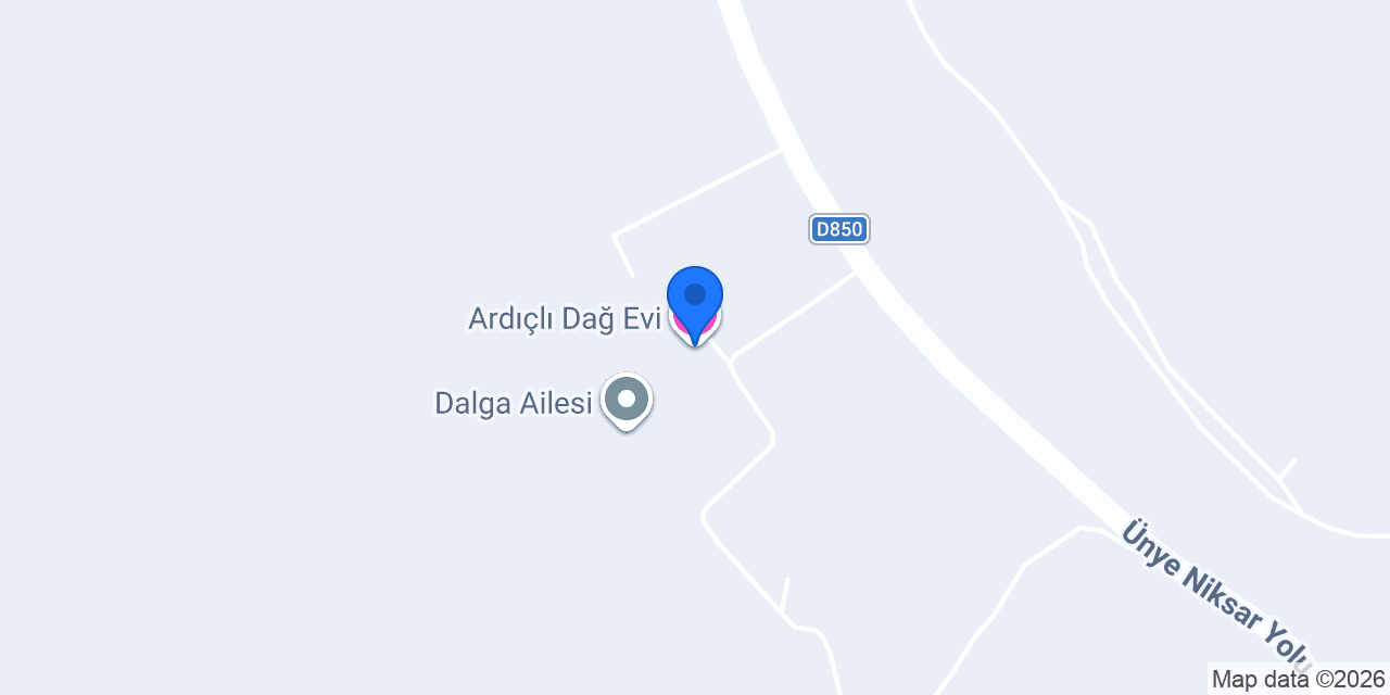 Ardıçlı Dağ Evi konumu
