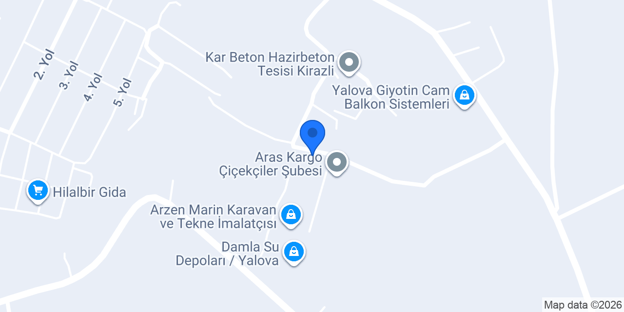 Aras Kargo Mimoza Cep Şubesi konumu