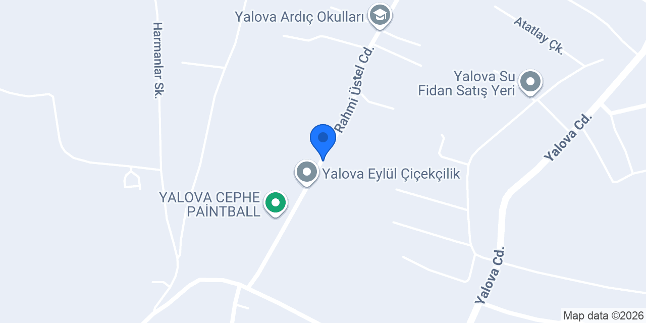 Yalova Eylül Süs Bitkileri konumu