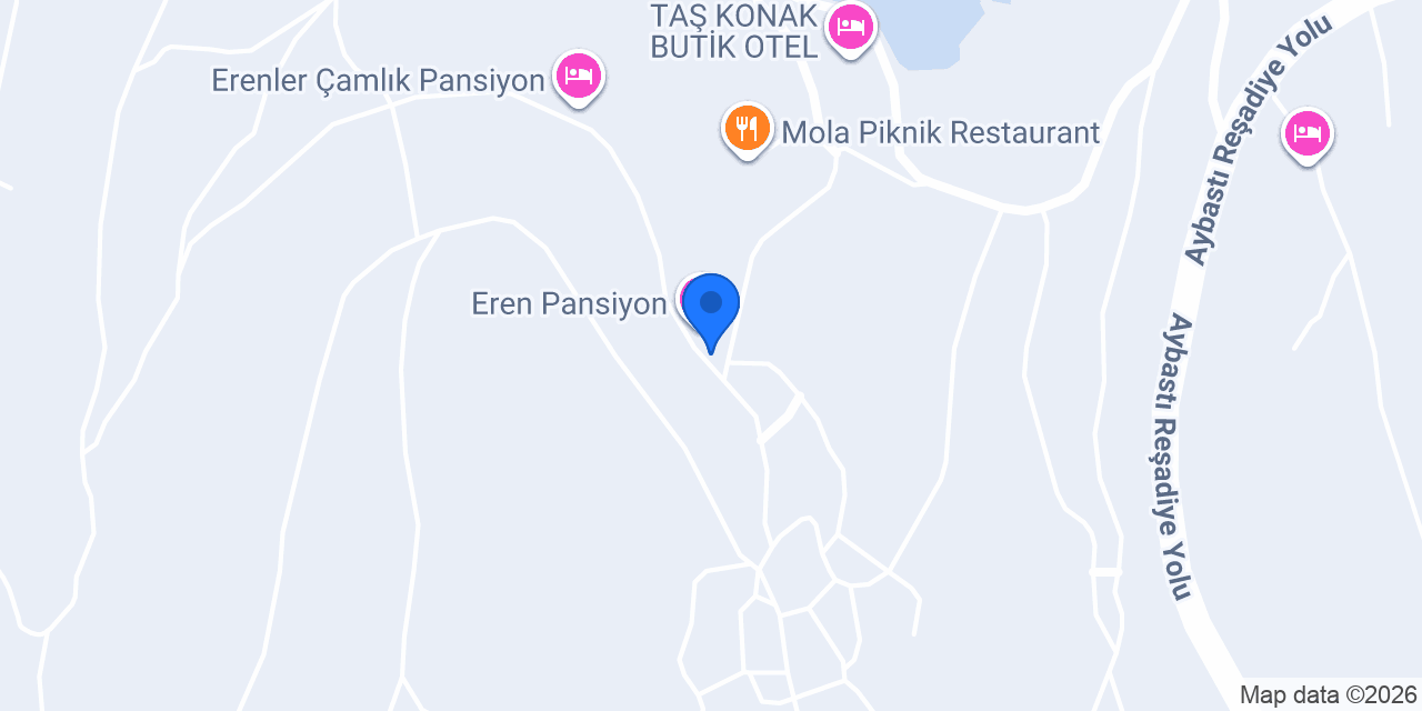 Arzu Pansiyon konumu