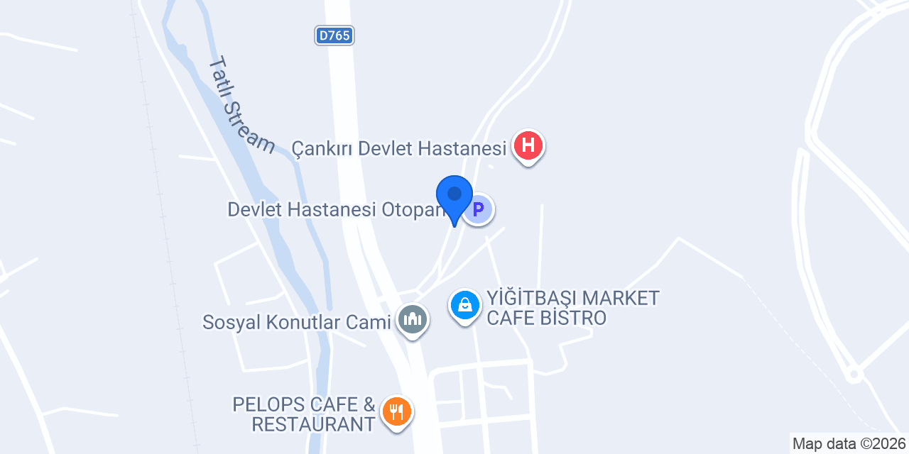 Çankırı Hastane Taksi konumu