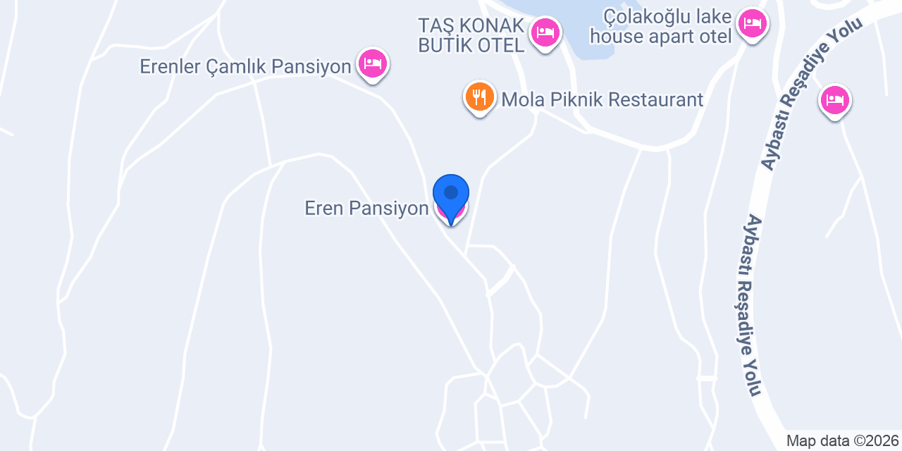 Eren Pansiyon konumu