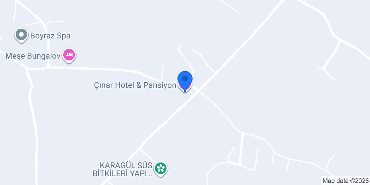 Çınar Hotel & Pansiyon konumu