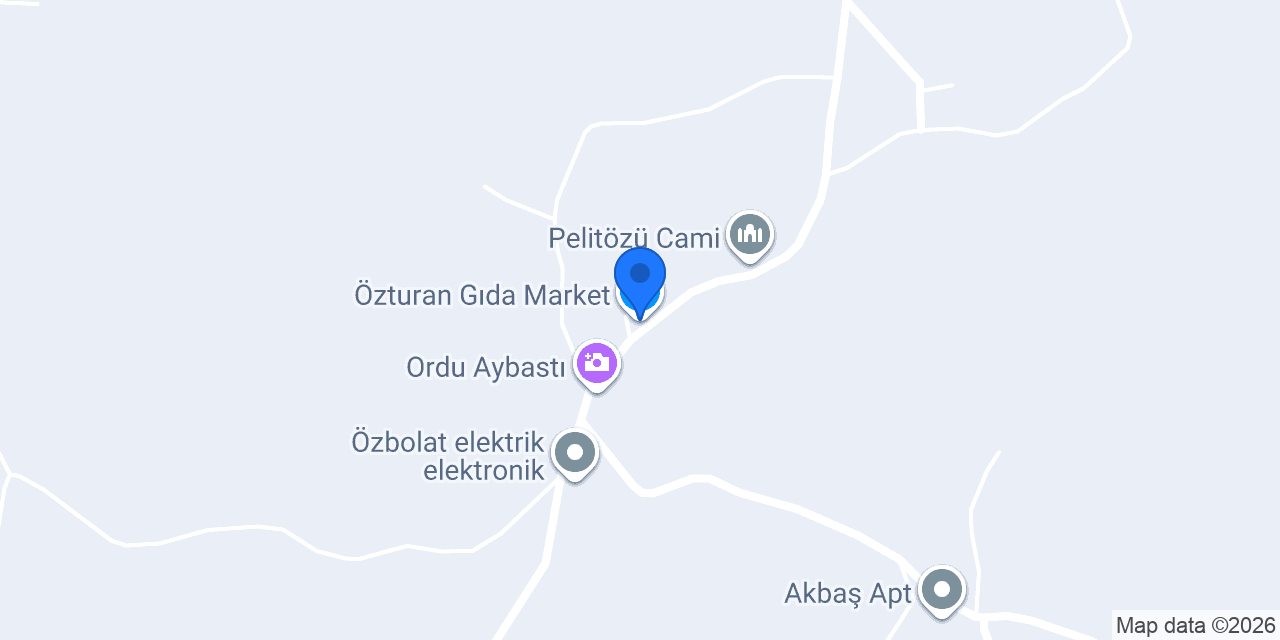Özturan Gıda Market konumu