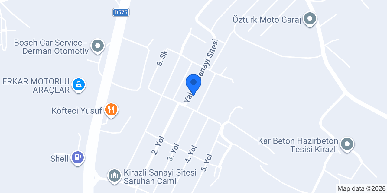 FORDEXTRA YEDEK PARÇA konumu