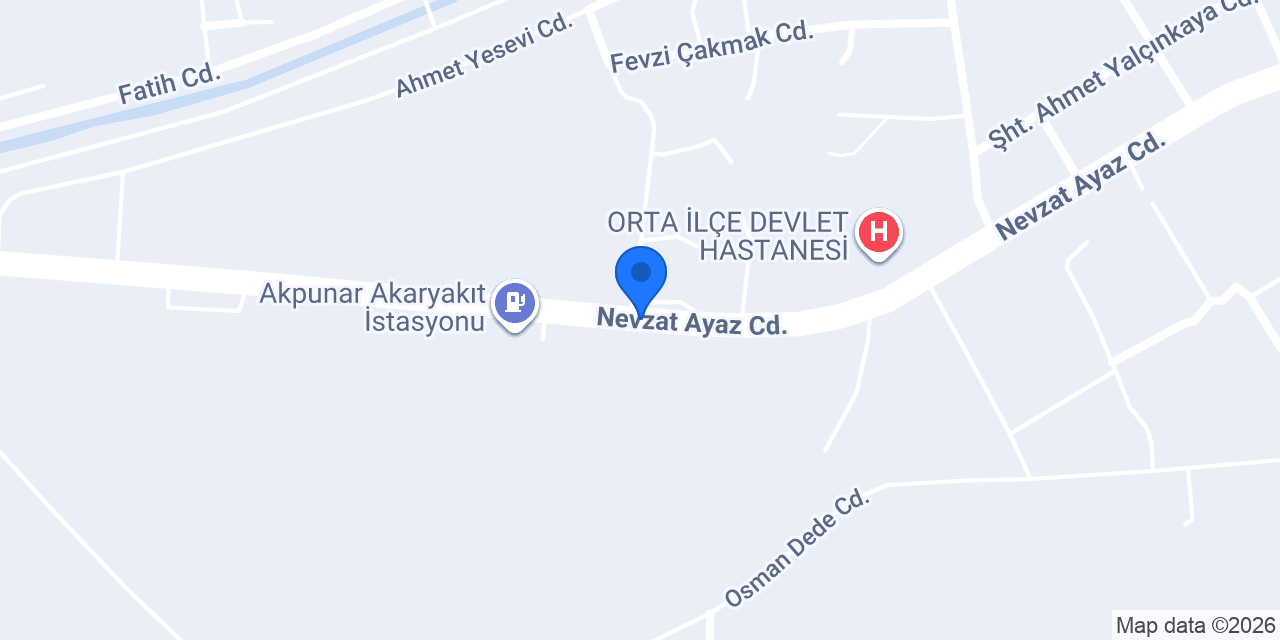 Orta İlçe Emniyet Amirliği konumu