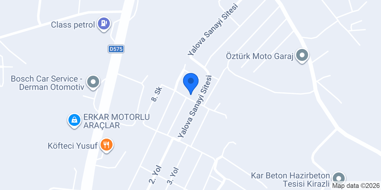 İçin Hırdavat Sanayi Şubesi konumu
