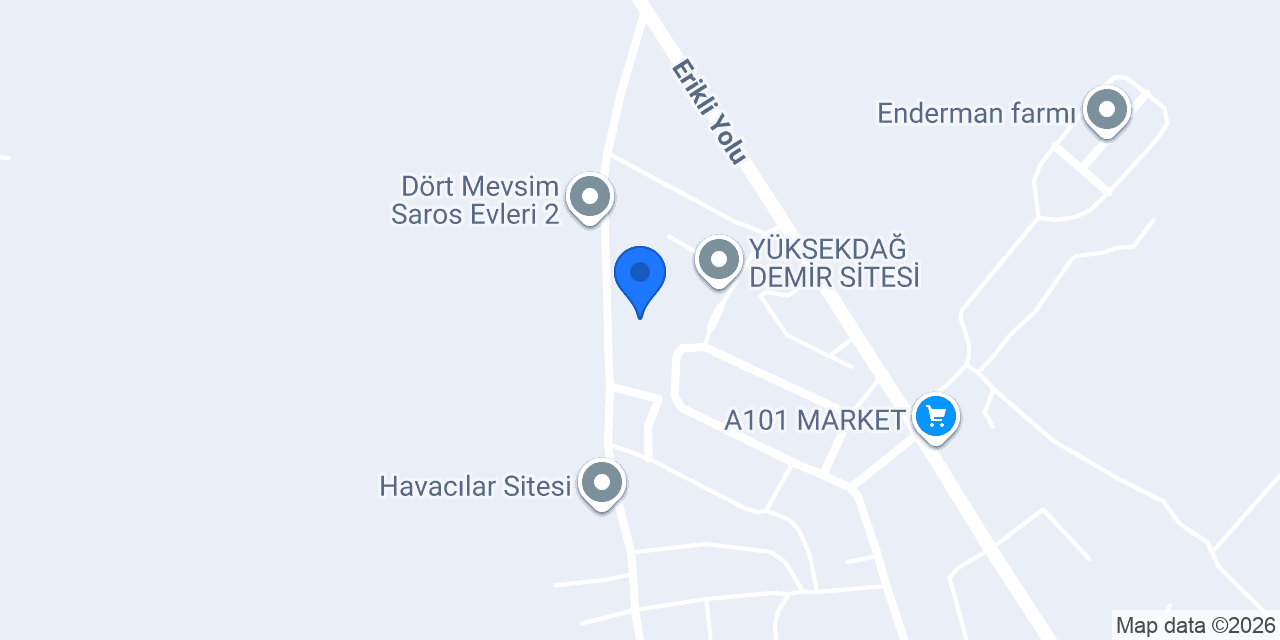 ERİKLİ TRİPLEKS GÜNLÜK KİRALIK konumu