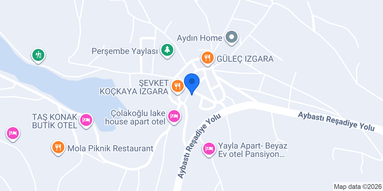 Yayla Tava Restoran konumu