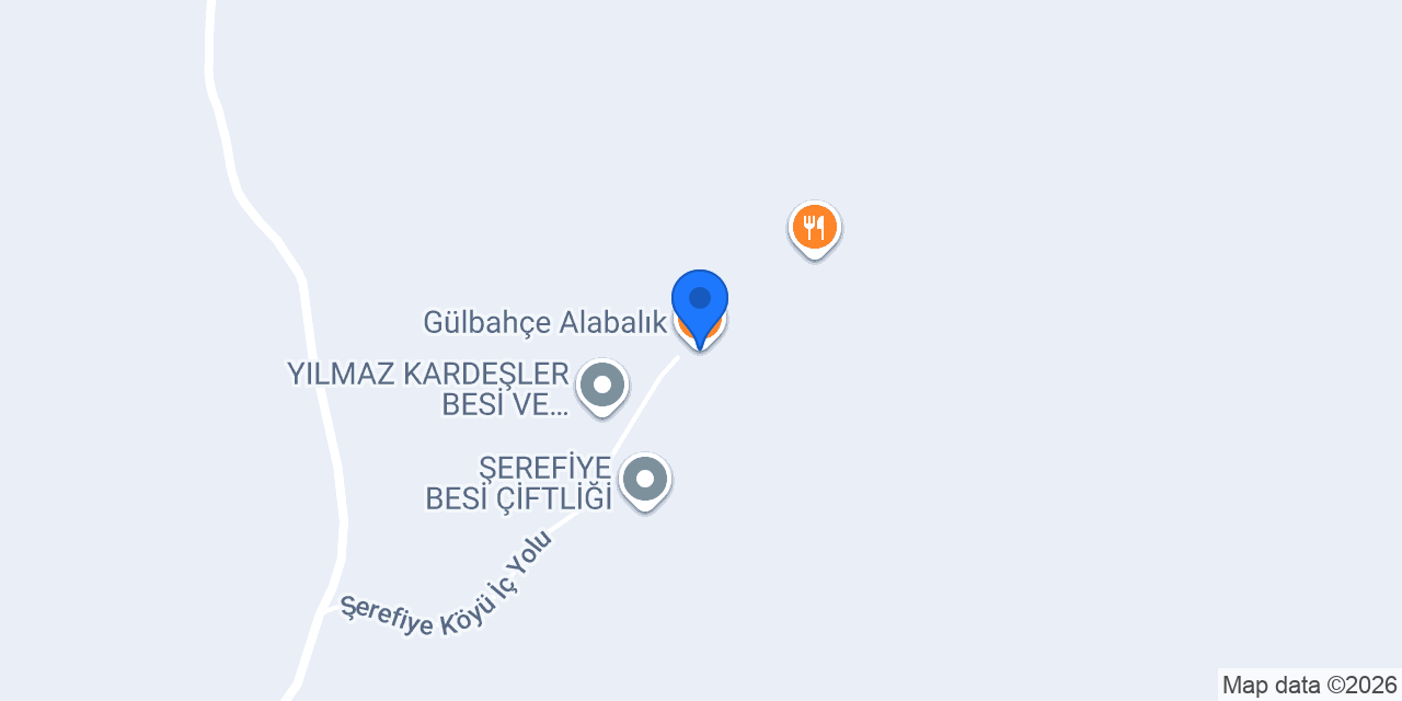 Gülbahçe Alabalık konumu