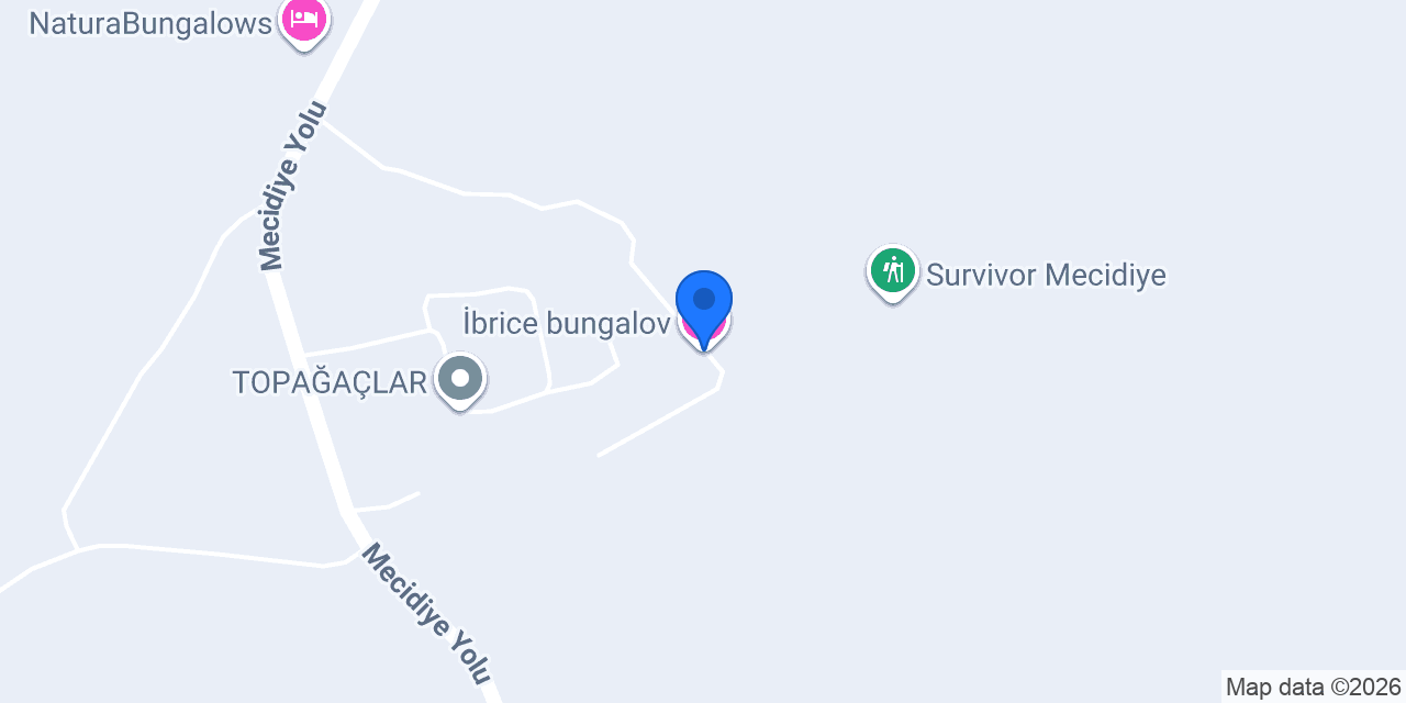 İbrice bungalov konumu