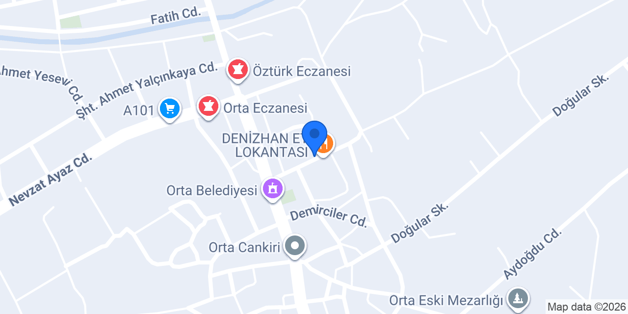 Ezderoğlu Dekorasyon konumu