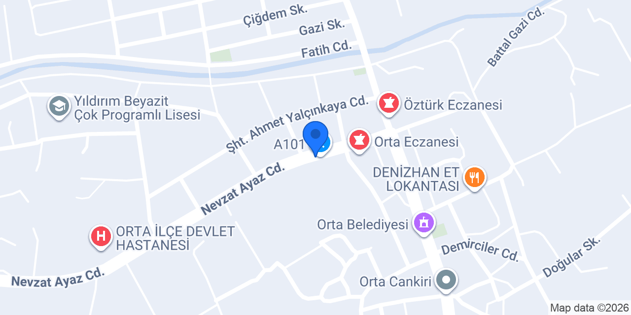 Hanımeli Bazlama konumu