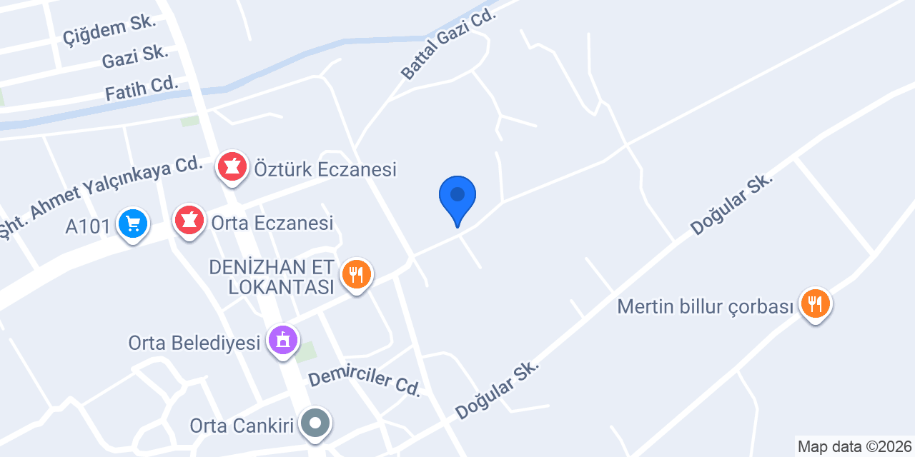Akpunar Orman Ürünleri konumu