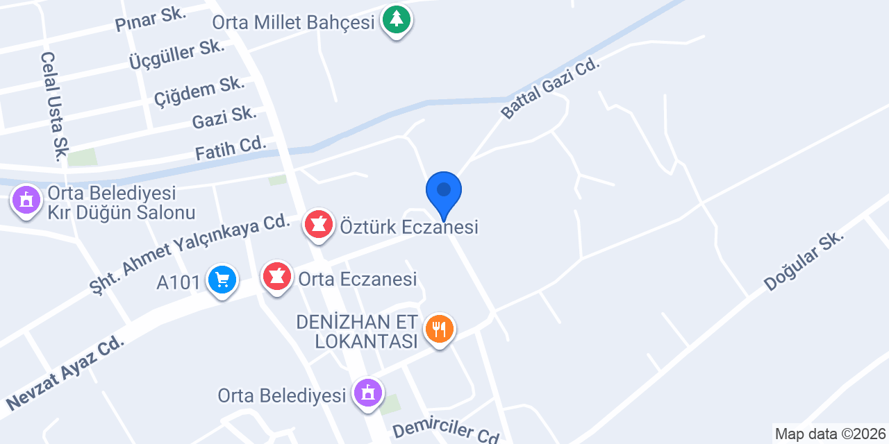 Ortech Tarım Satış Ofisi konumu