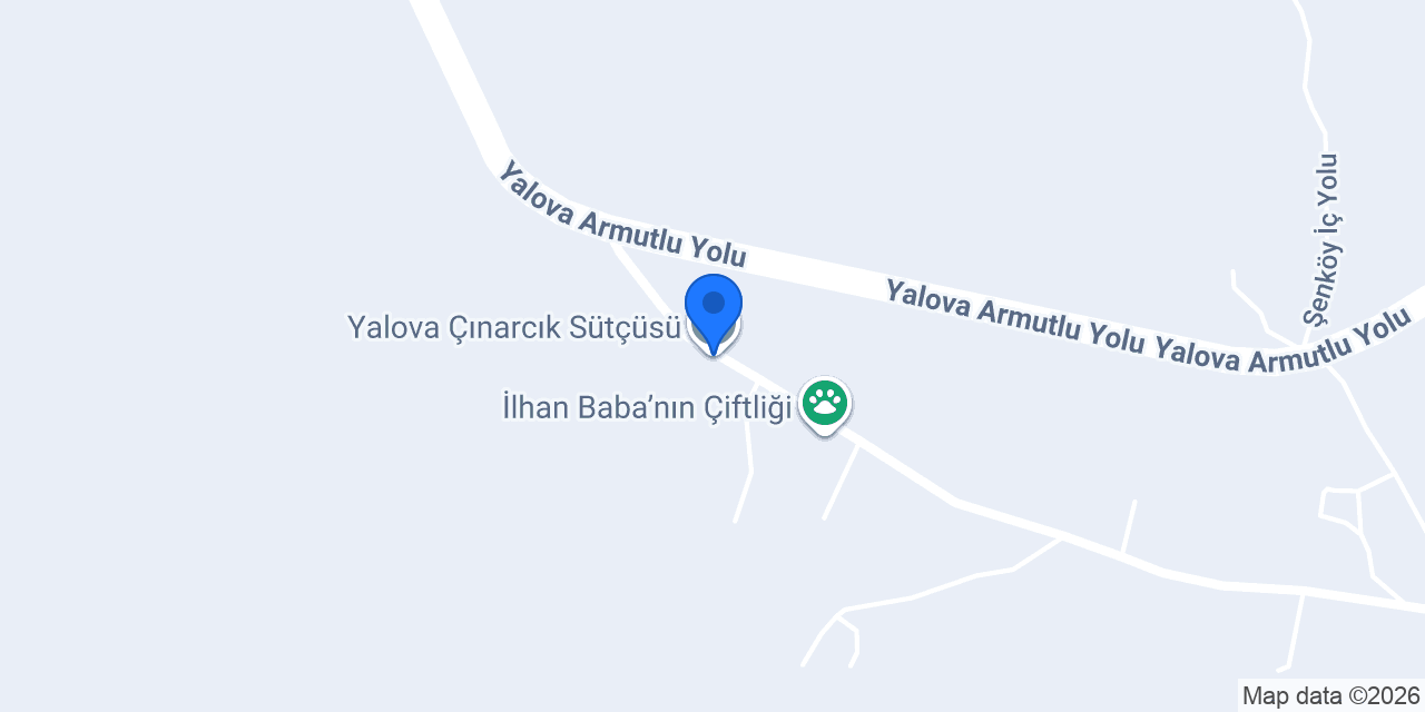 Yalova Çınarcık Sütçüsü konumu