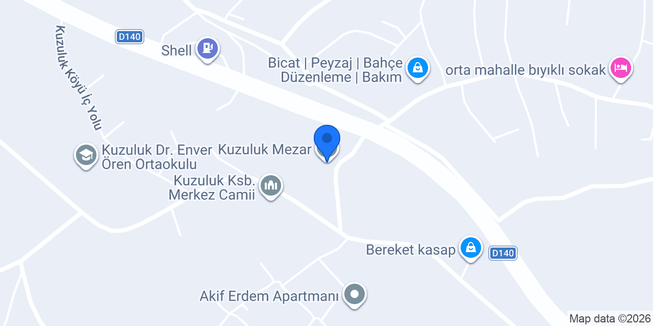 Kuzuluk Mezar konumu