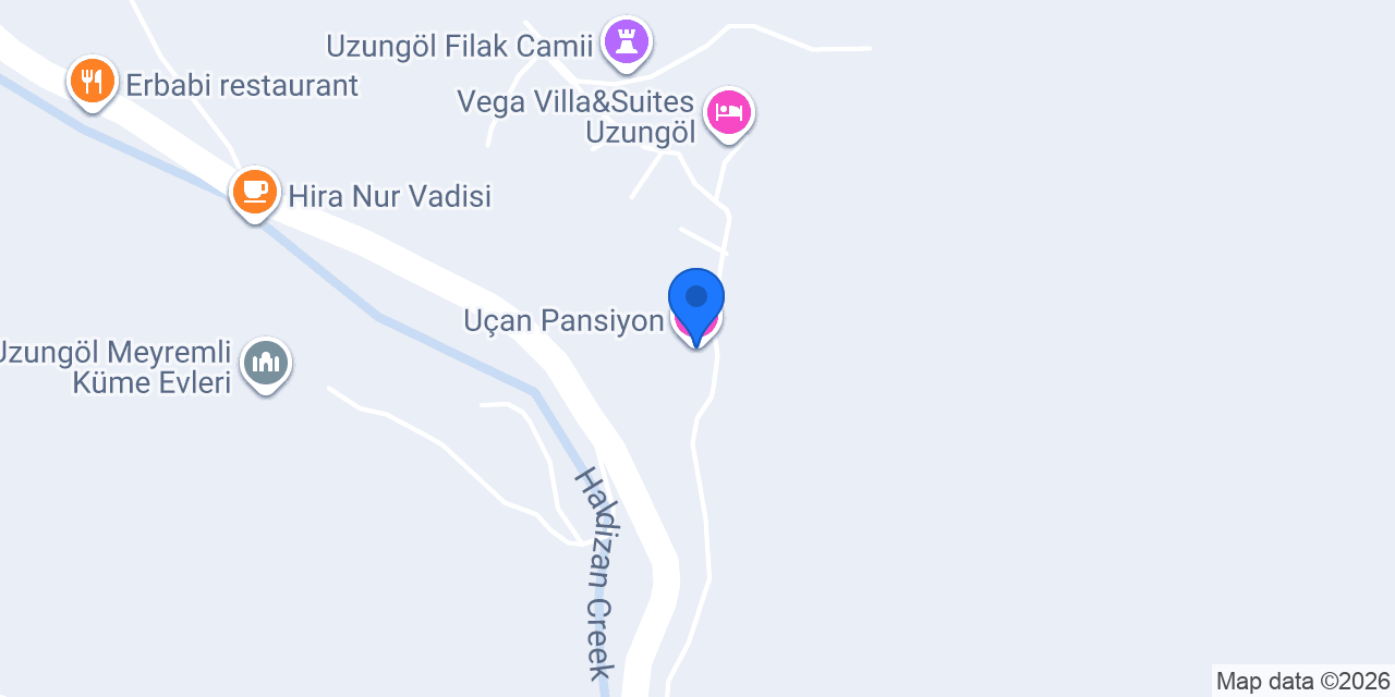 Uçan Pansiyon konumu