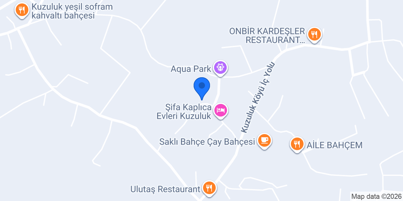 Rüyam Kaplıca Pansiyon konumu