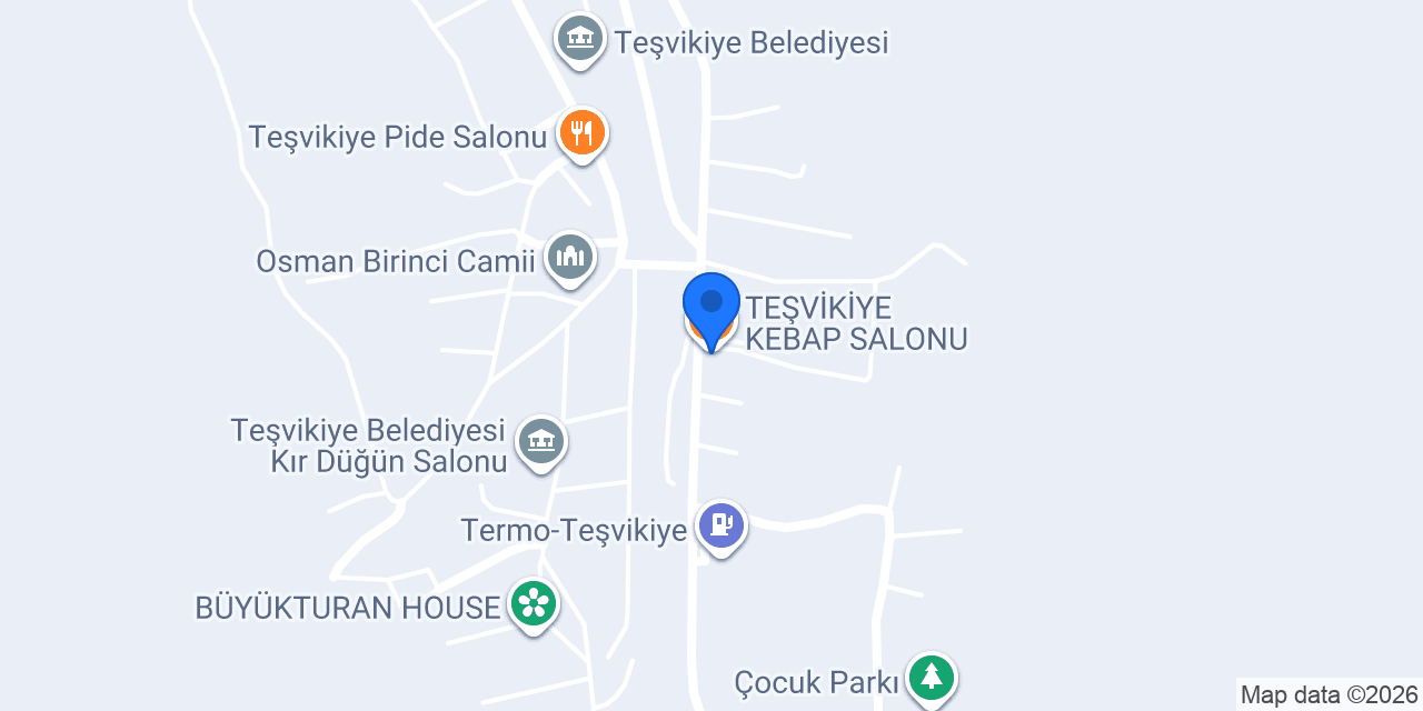 TEŞVİKİYE KEBAP SALONU konumu