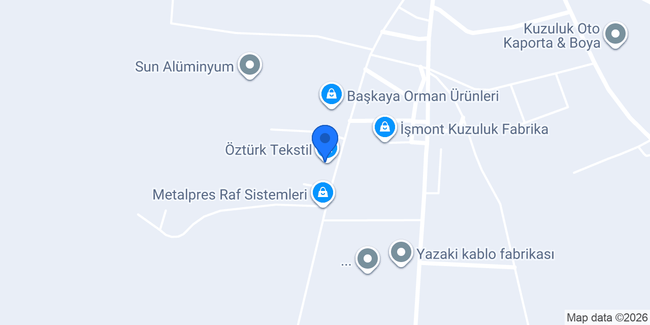 Öztürk Tekstil konumu