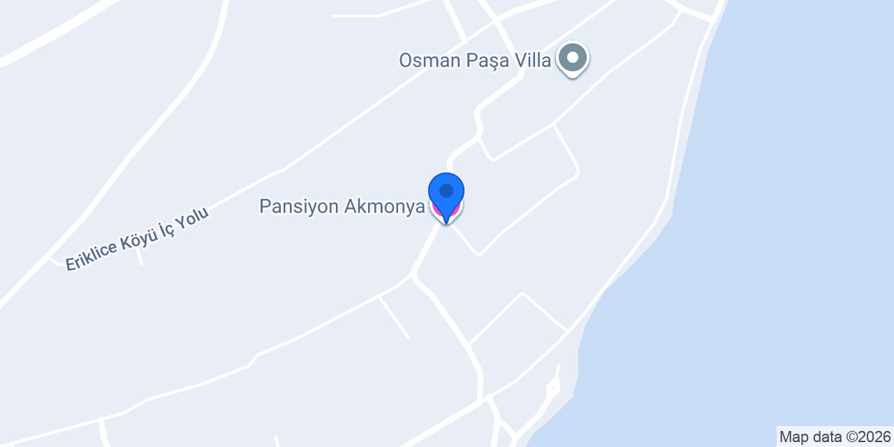 Pansiyon Akmonya konumu