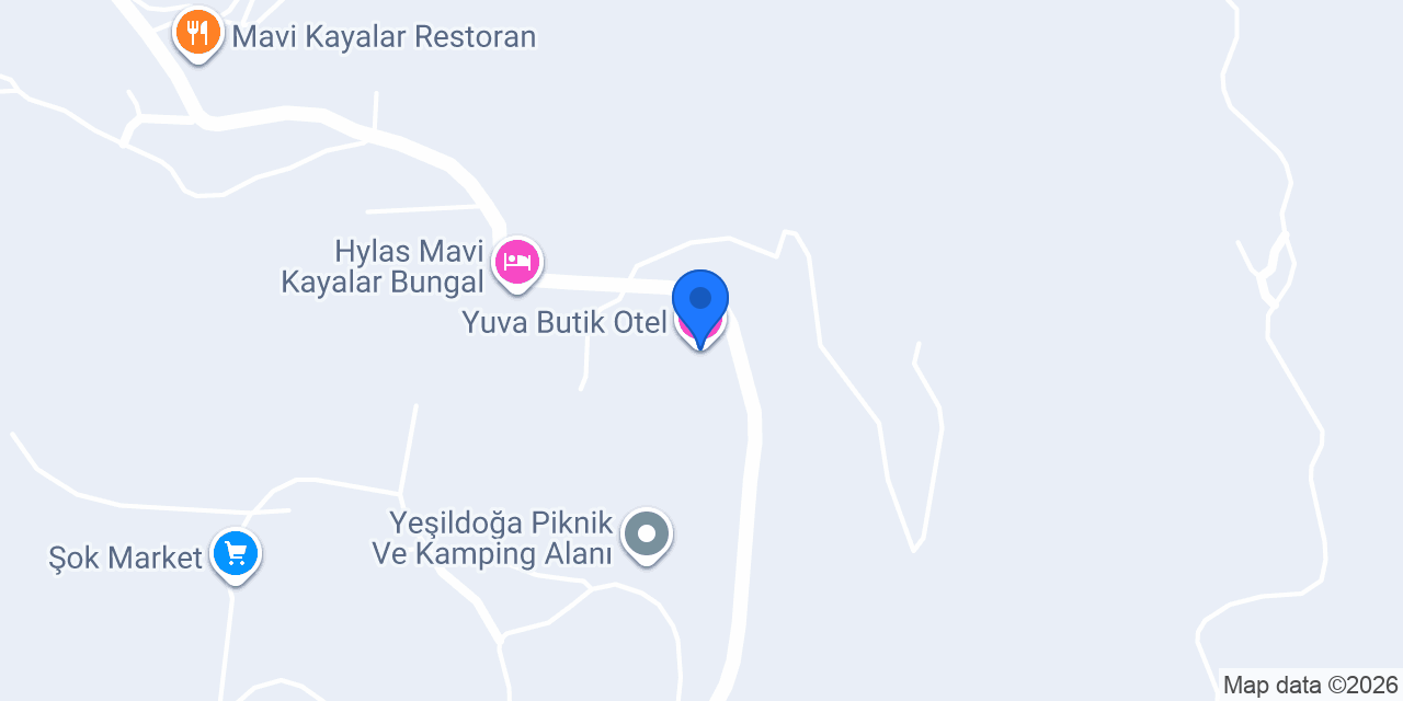 Yuva Butik Otel konumu